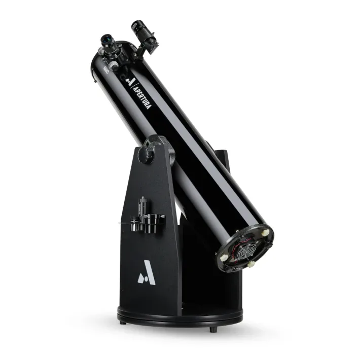 Apertura AD8 8-inch Dobsonian telescope set up outdoors